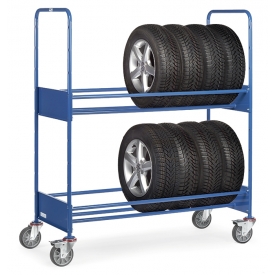 Bandenwagen 250 kg, met 2 laadvlakken