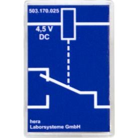 Steekbouwsteen Relais, spoelspanning 4,5V DC, 1 wisselcontact