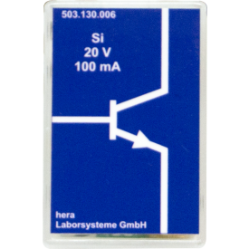 Steekbouwsteen: Transistor NPN 20V, 100mA, basis links
