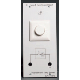 Installatiepaneel dimmer voor gloeilampen