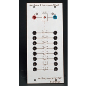 Besturingstechniekpaneel met Hulprelais 24V, 4x maak en 4x verbreek