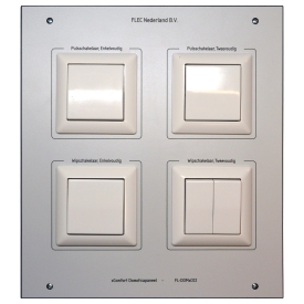 xComfort Schakelpaneel DIN A4, voorzien van schakelaars t.b.v. het xComfort Domotica paneel