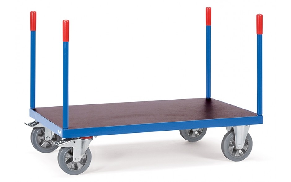 Rongenwagen 1200 kg, met 4 schroefbare rongen, nuttige lengte 600 mm
