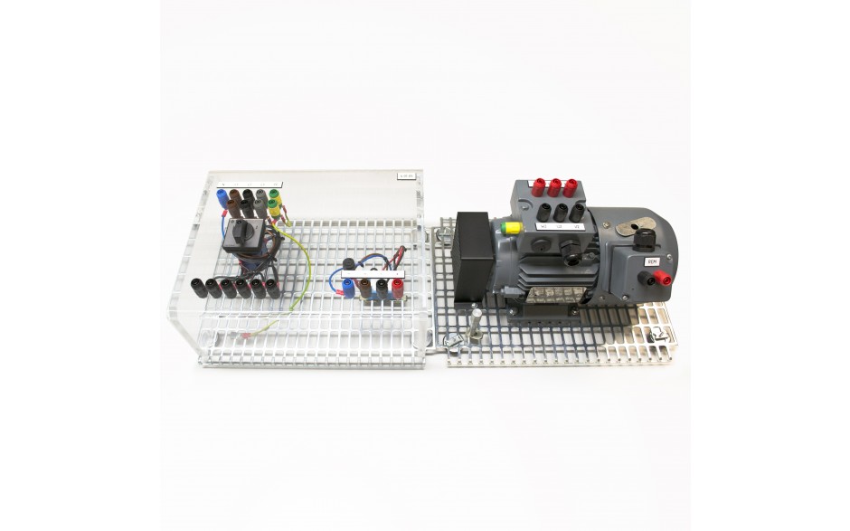 Draaistroommotor met rem