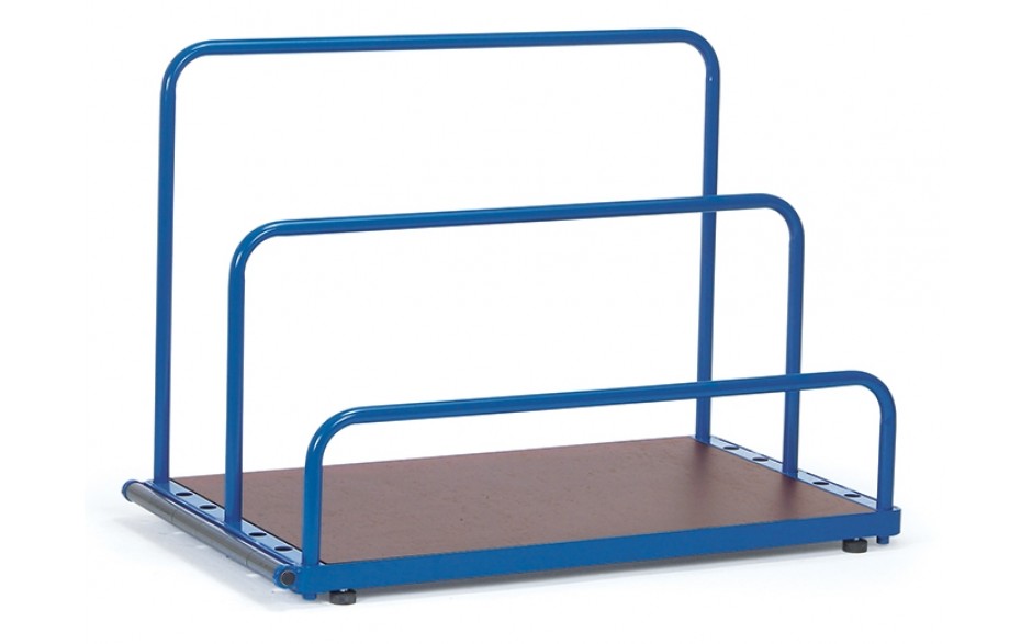 Platenstandaard zonder insteekbeugels 1200x800mm, 1200 kg, 4 rubber voeten, 7 verstelmogelijkheden voor insteekbeugel