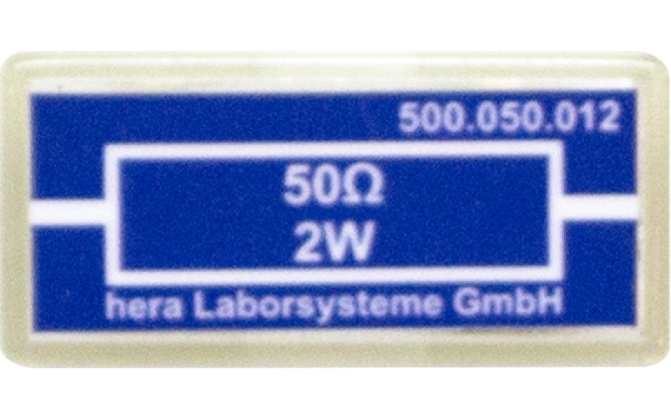 Steekbouwsteen weerstand 50 Ohm / 2W