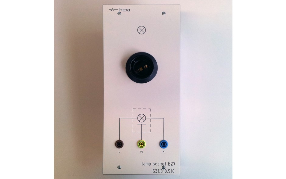 Installatiepaneel lamphouder E27