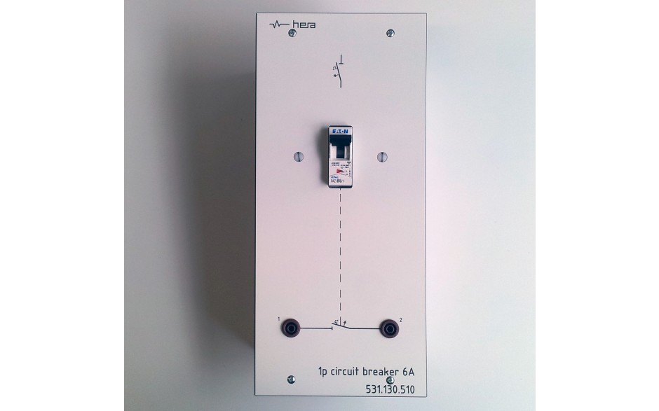 Installatiepaneel enkelpolige automaat, 6A