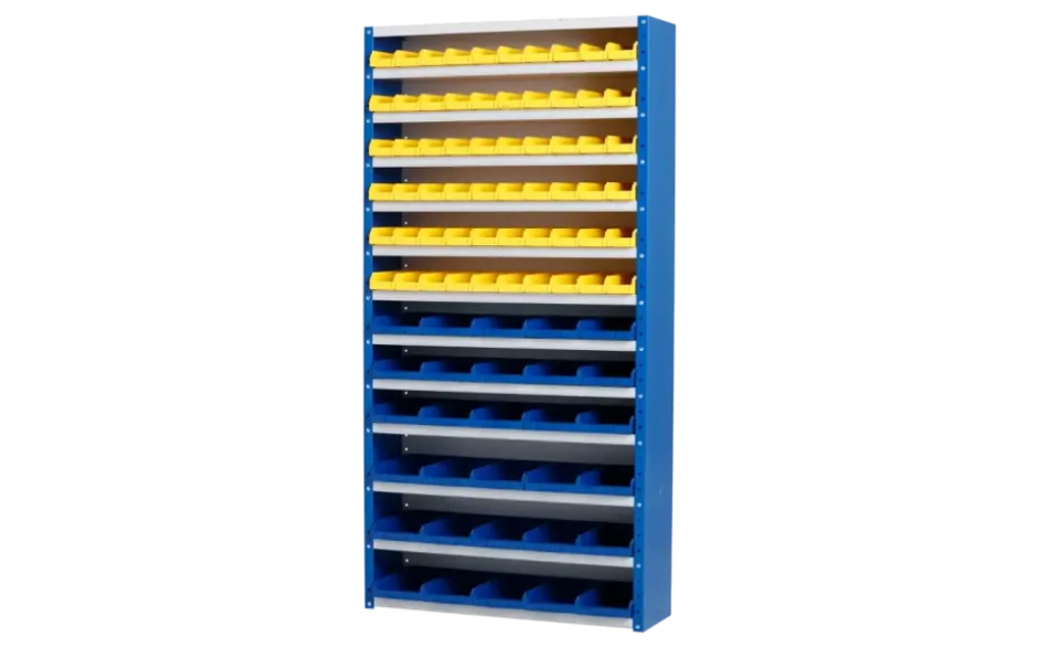 Magazijnkast - 90 bakken - 1980x1000x300mm