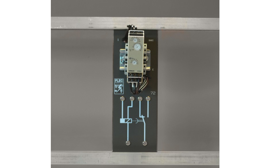 Elektronisch tijdrelais 1-30 sec. uitschakelvertraagd