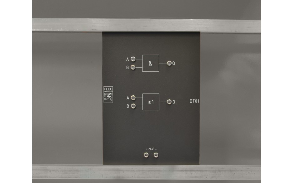 1x EN-poort en 1x OF-poort, 24V DC