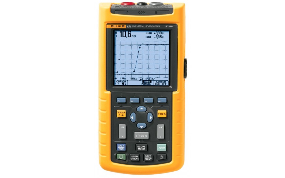 Fluke 124S Digitale Oscilloscoop, 40 MHz, 2-kanaals