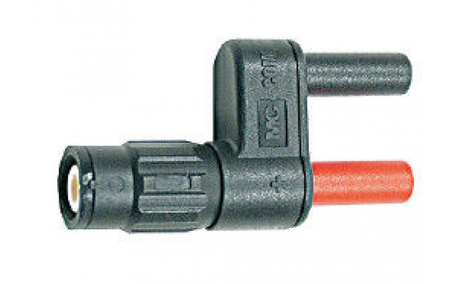 BNC male connector naar 4mm banaansteker