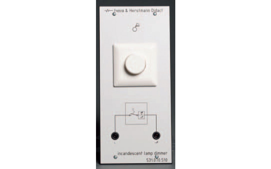 Installatiepaneel dimmer voor gloeilampen