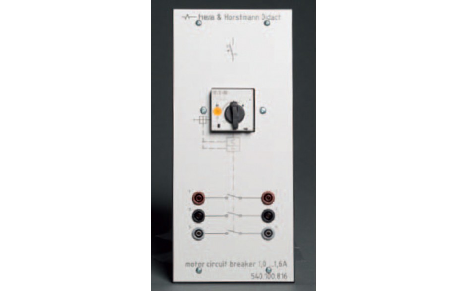 Besturingstechniekpaneel met handbediende Motorbeveiligingsschakelaar 0,6…1,0A