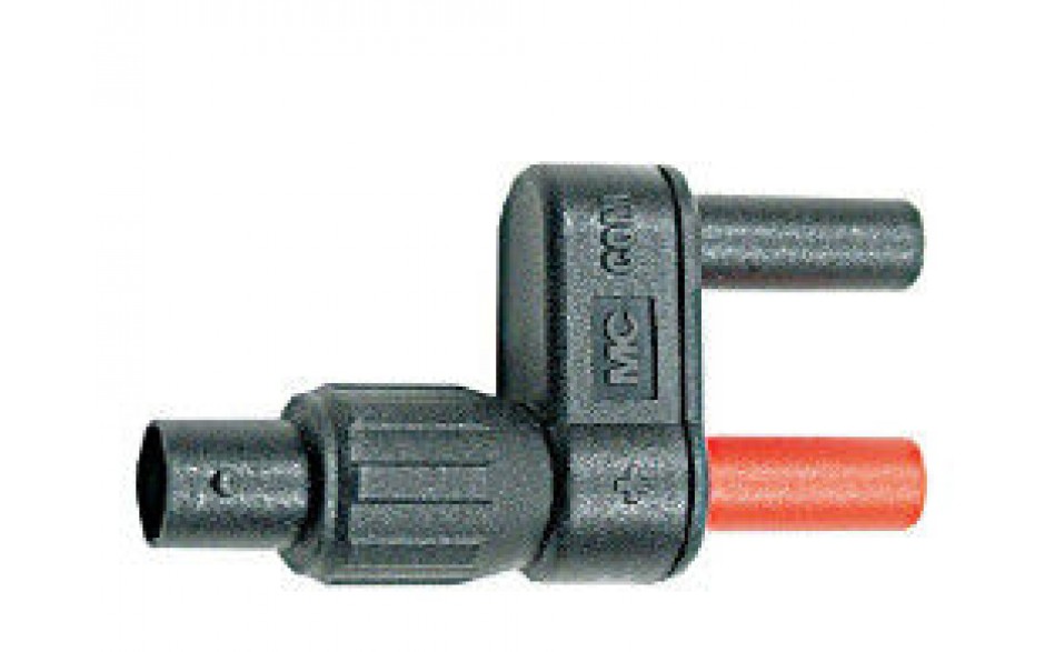 BNC female connector naar 4mm banaansteker
