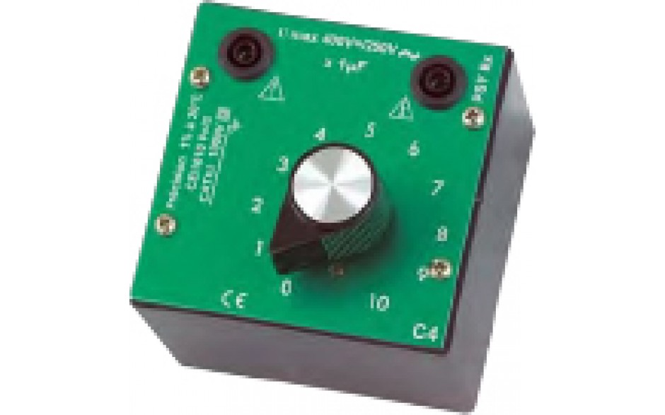 Decade condensators in behuizing, 10 x 10 nF