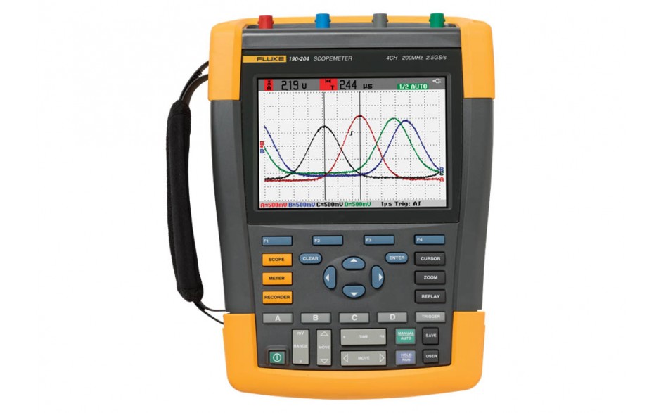 Fluke 190-062S Digitale Oscilloscoop, 60 MHz, 2-kanaals