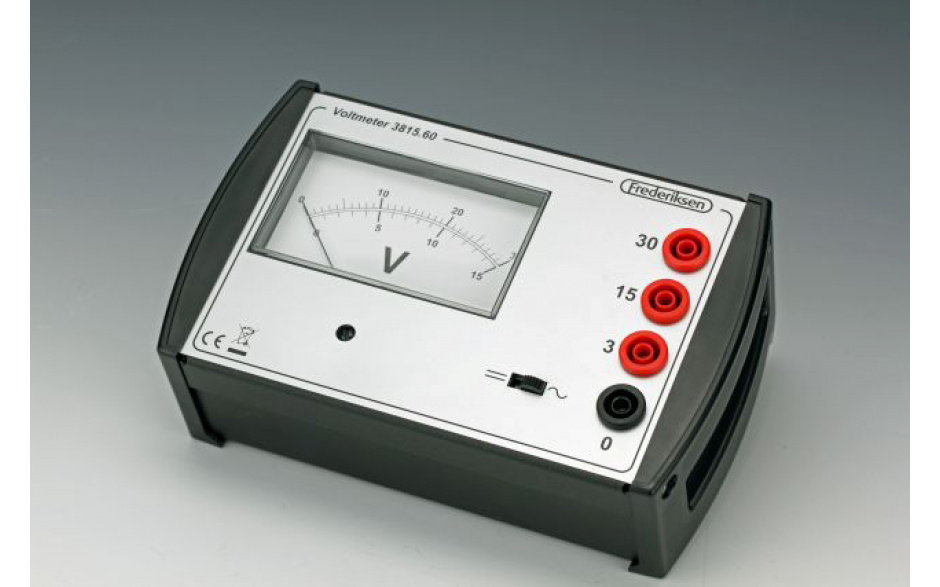Voltmeter analoog 3-15-30V AC/DC