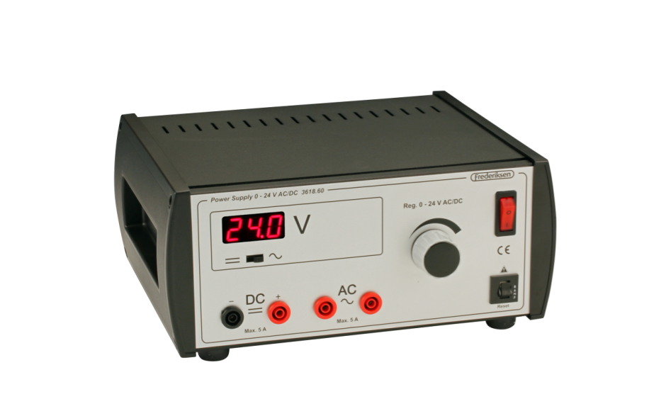 Voeding 0-24 V AC/DC 5 Ampere