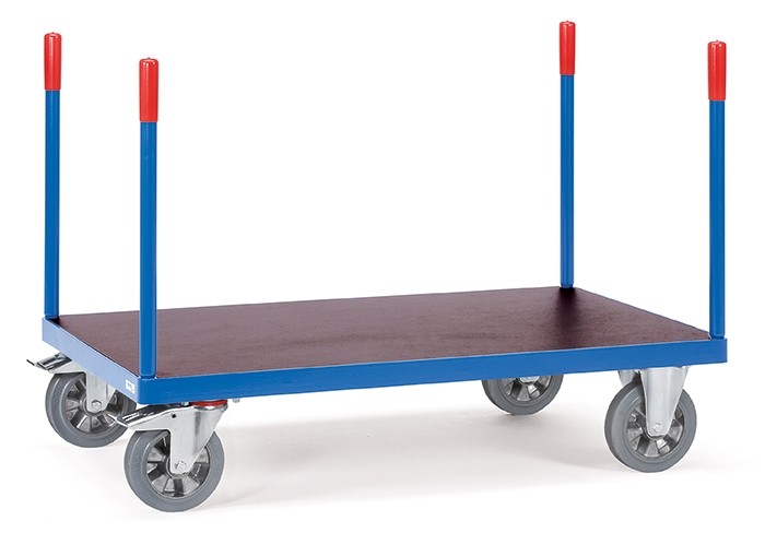 Rongenwagen 1200 kg, met 4 schroefbare rongen, nuttige lengte 600 mm