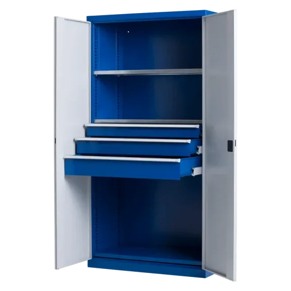 Werkplaatskast met 3 laden, 195x1000x540mm