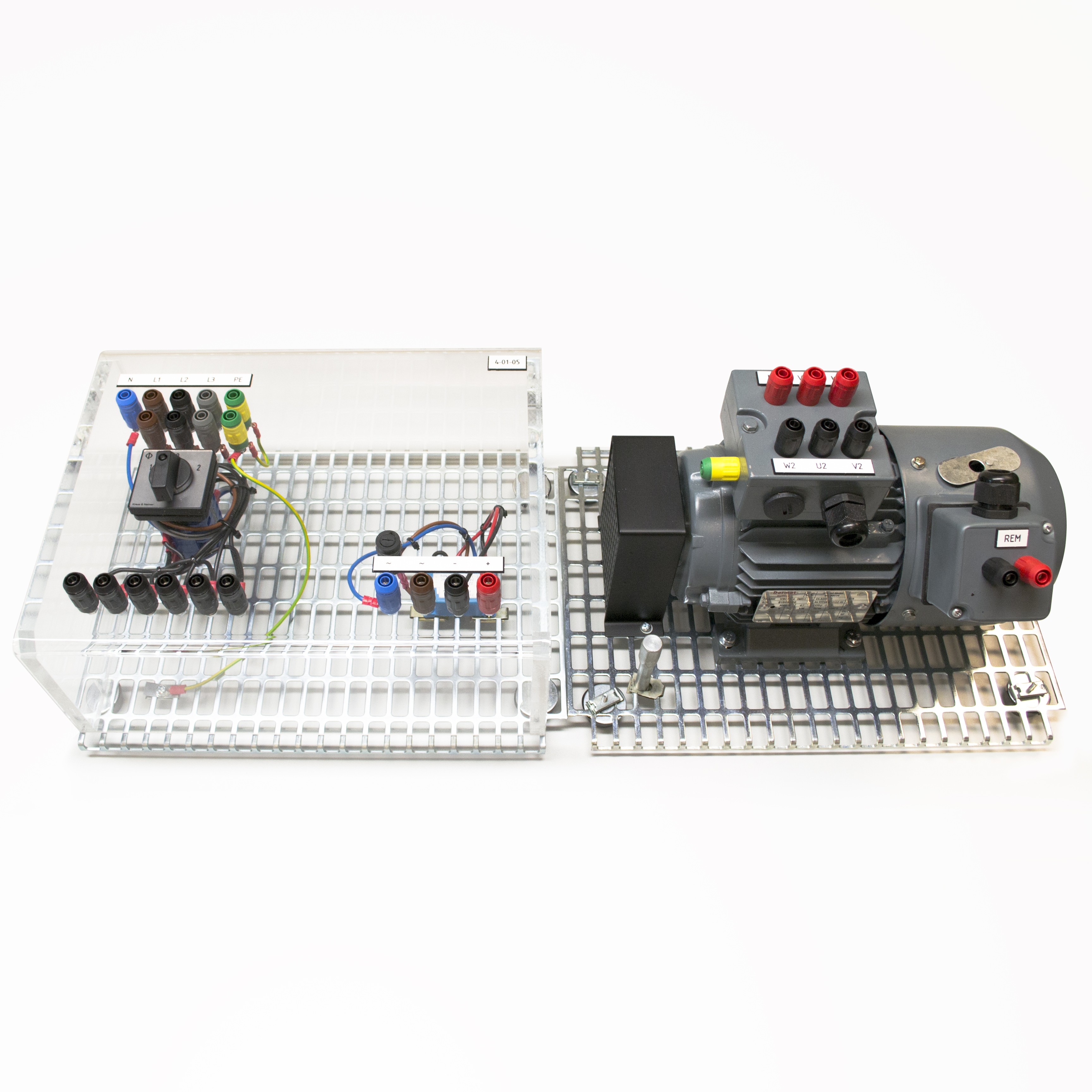 Draaistroommotor met rem
