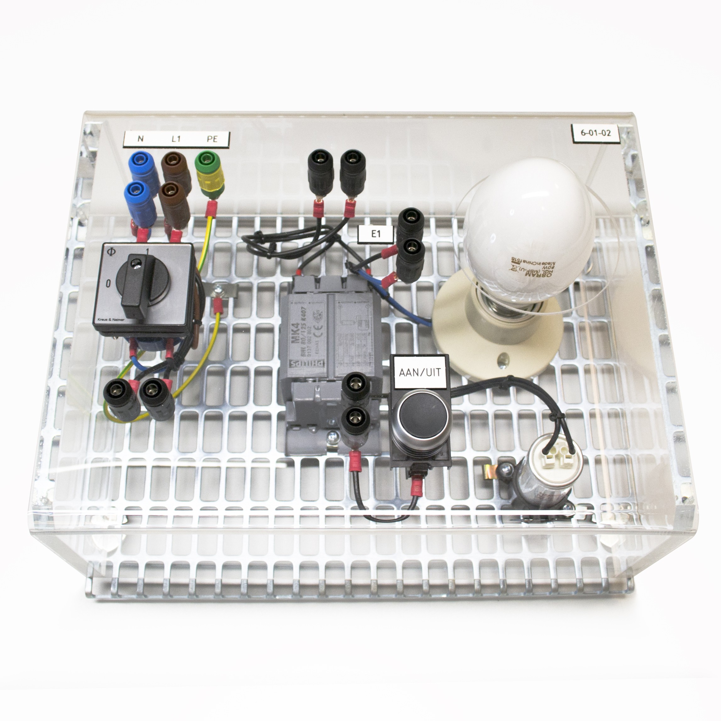 Aansluit- / meetoefening HG lamp