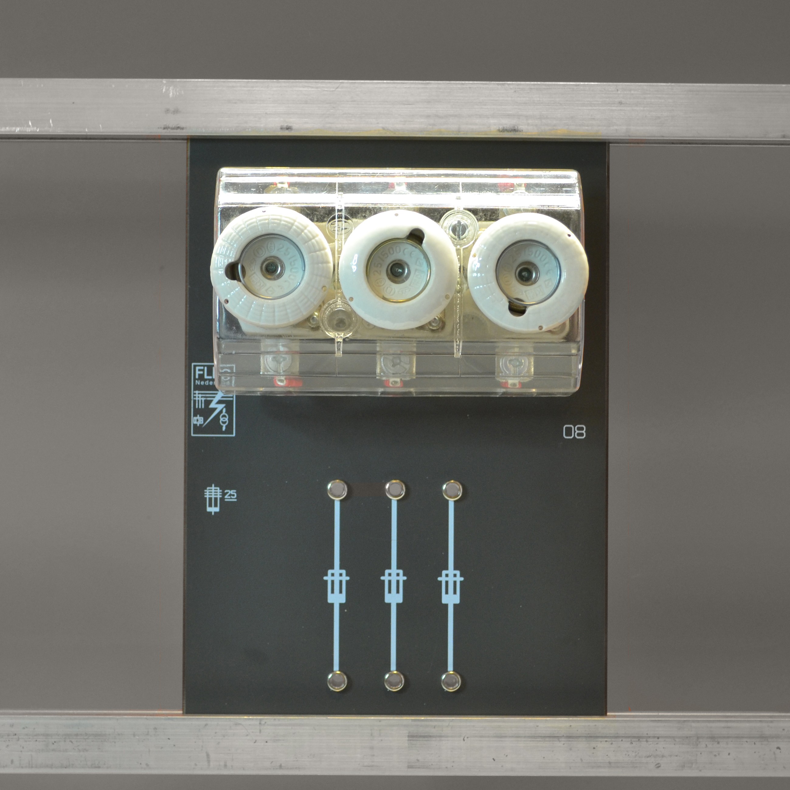3-voudige smeltveilighedenhouder type DIAZED