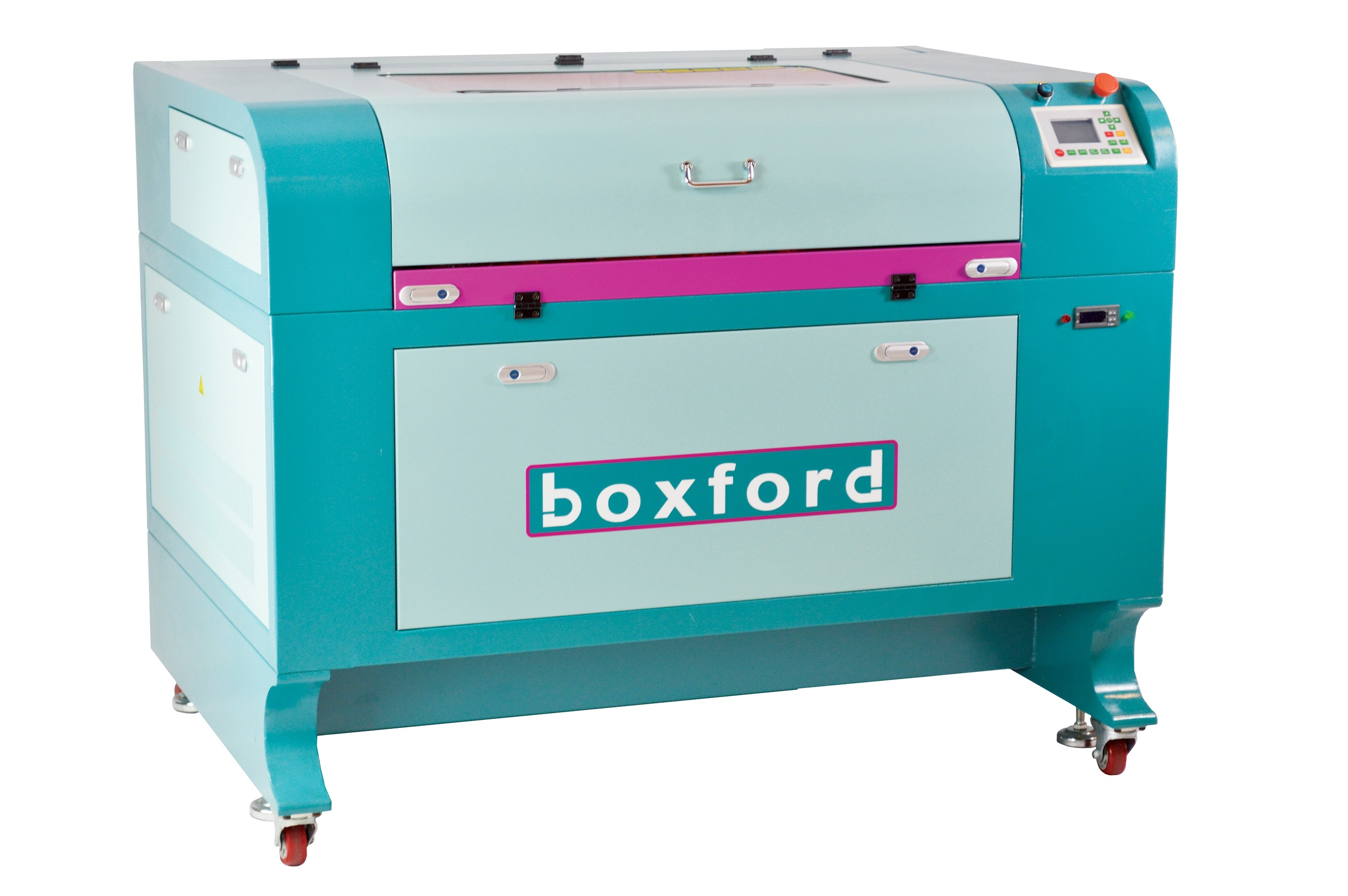 CO2 Lasermachine 80W, werkoppervlak 600x900mm, Automatische focus instelling