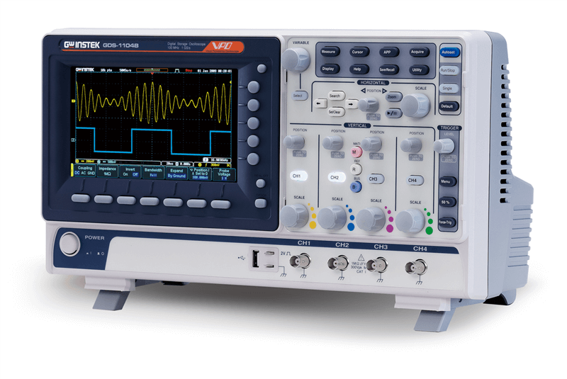 GW Instek GDS-1054B, 50 MHz, 4 Channel, Digital Storage Oscilloscope