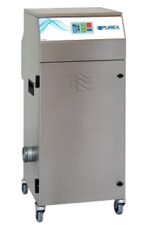 Afzuigunit met verwisselbare filters volgens de HEPA norm