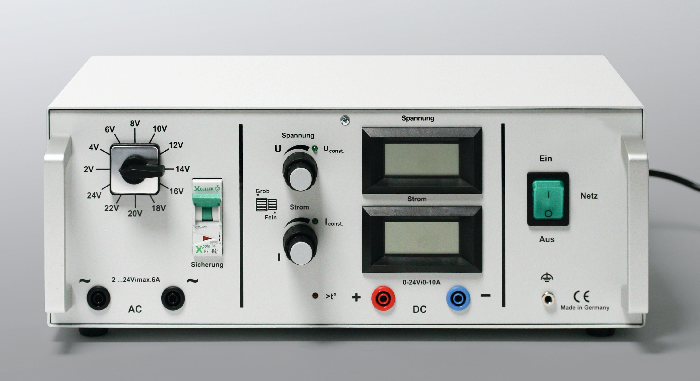 Laboratorium voeding 24V AC/DC, 10A