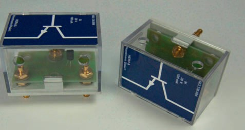 Steekbouwsteen: Transistor PNP 20V, 100ma, basis rechts