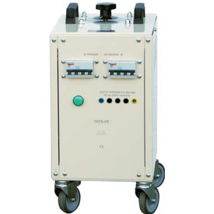 3-fasen variac, 0 - 430 V - 5 A - 3,72 kVA