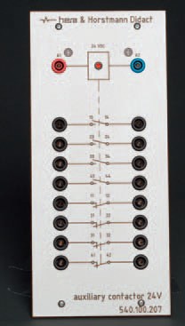 Besturingstechniekpaneel met Hulprelais 24V, 4x maak en 4x verbreek