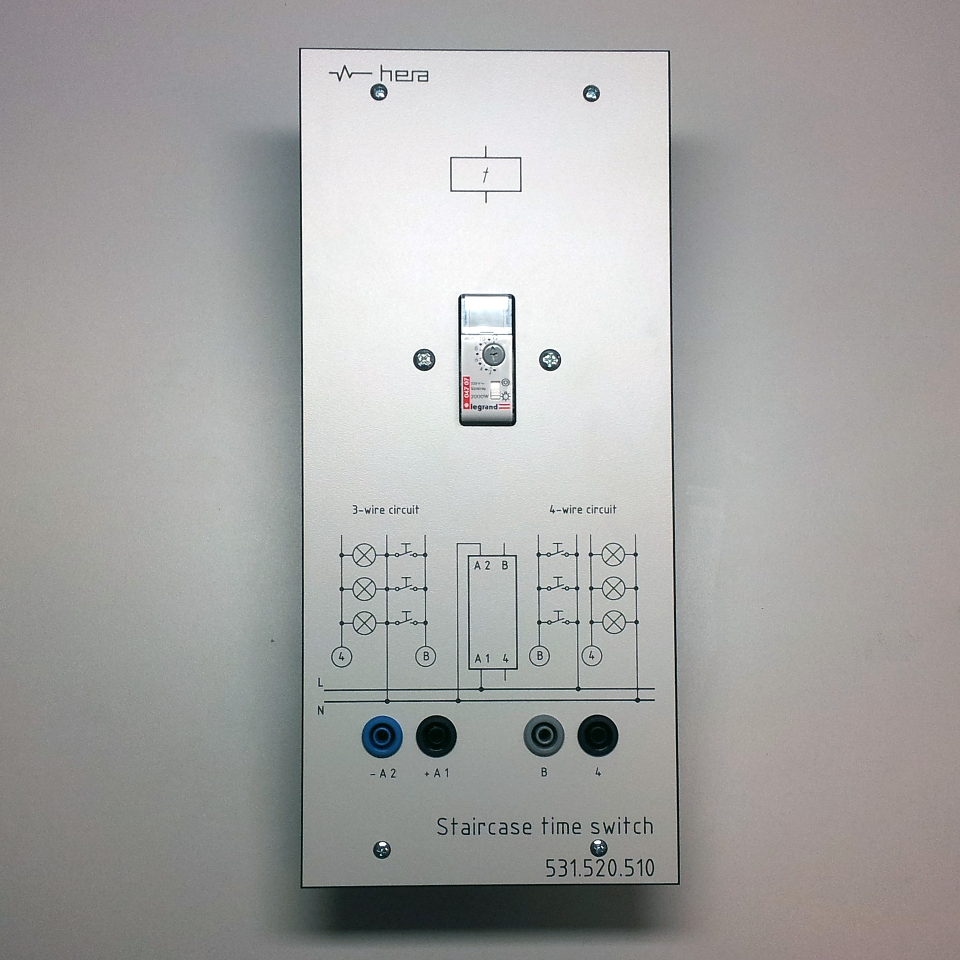 Installatiepaneel trappenhuisautomaat