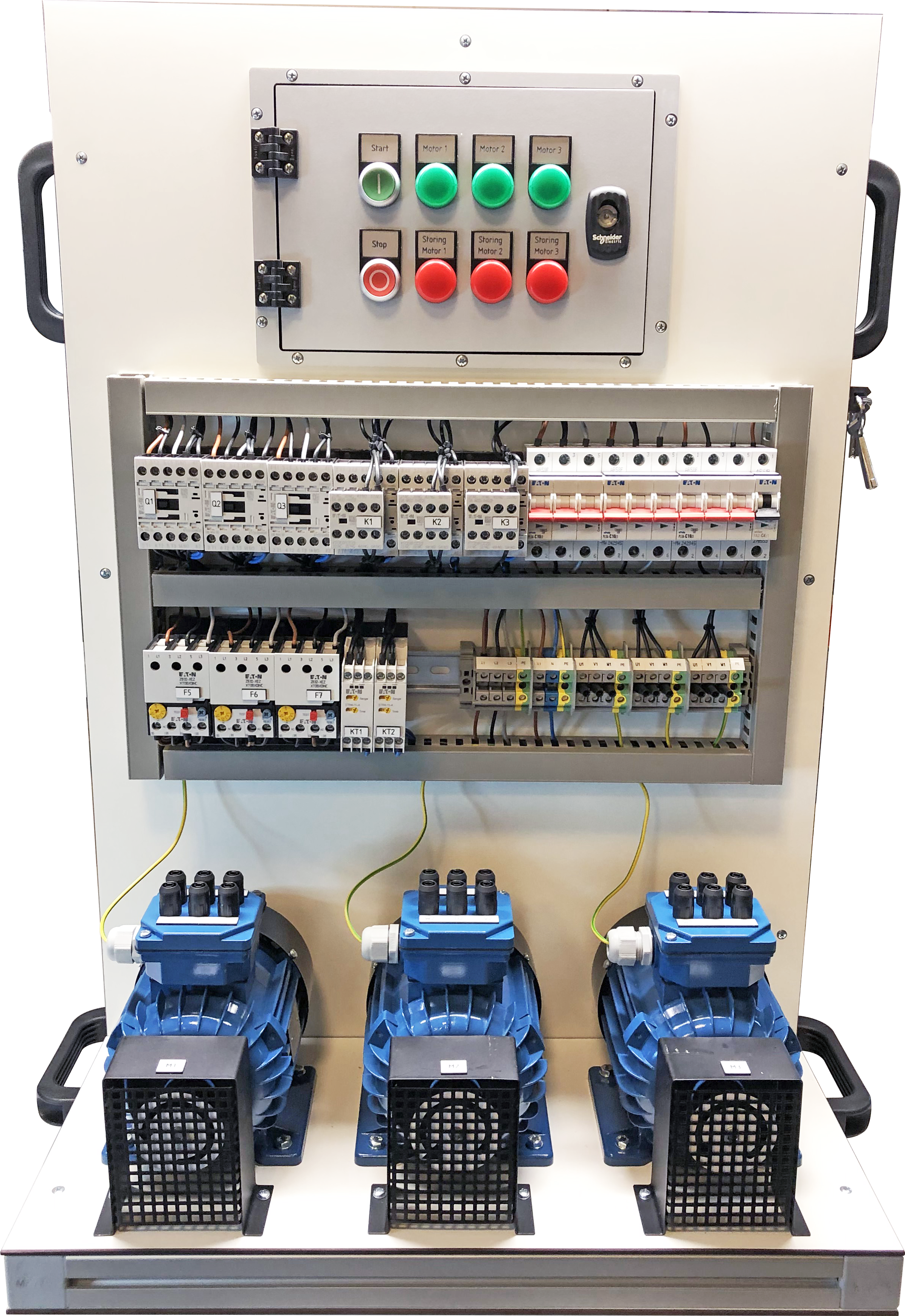 Foutensimulator Draaistroommotor met Volgordeschakeling