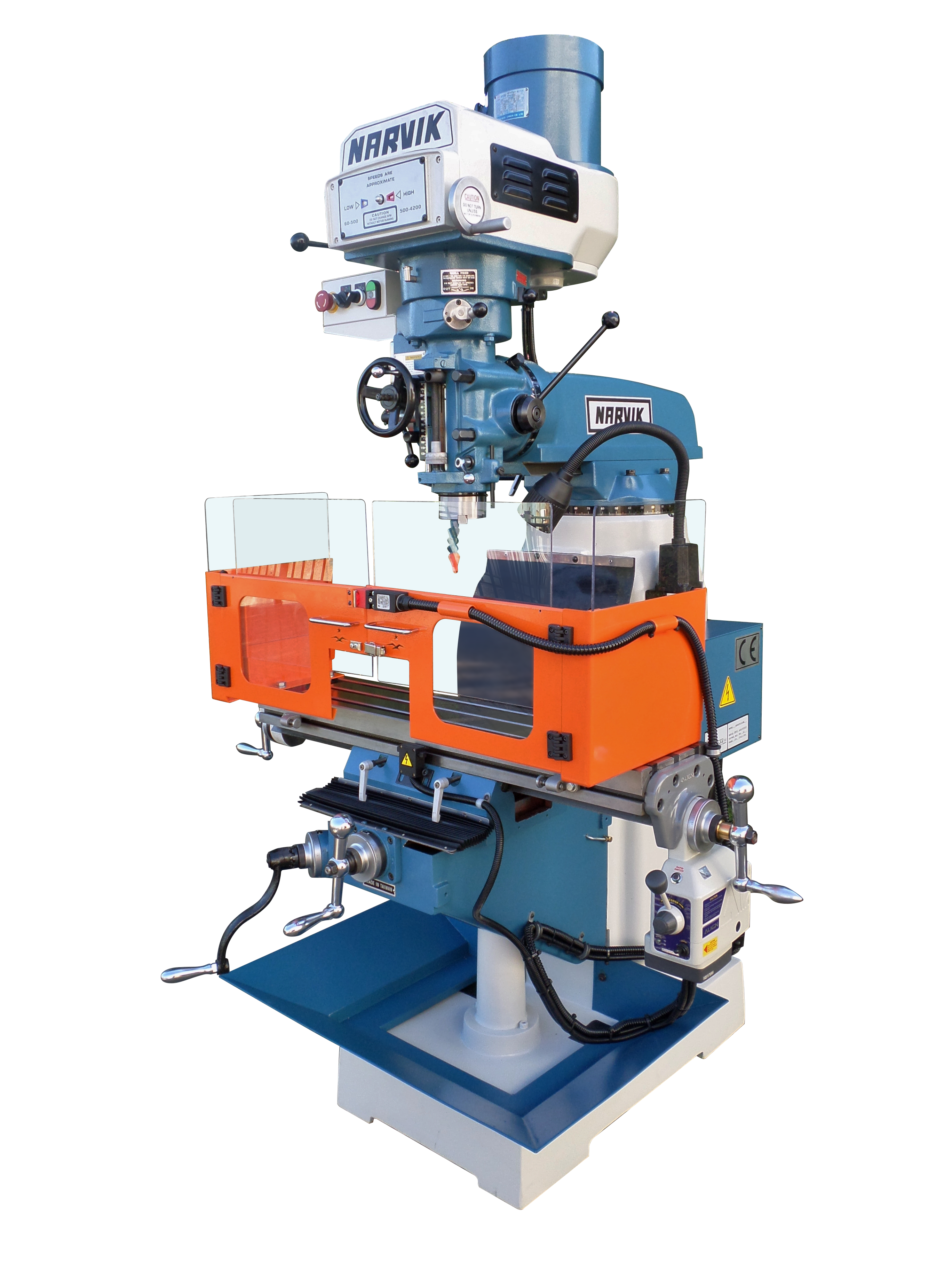 TKM-114-VRMB | NARVIK Freesmachine, Variatorriem aandrijving