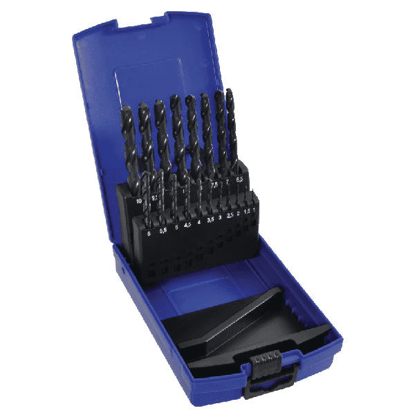 25271 | IZAR 1010-serie Borenset 1-10x0,50 mm HSS [19-delig]