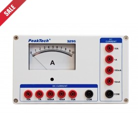 Peaktech 3295 Analoge Amperemeter - 0...1/10/100mA/1/10A AC/DC