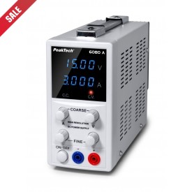 P 6080 A - Digitale Voeding 0 - 15 V/0 - 3 A DC