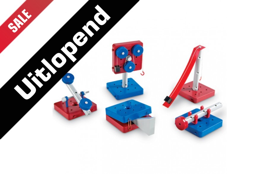 Bouwset mechanische proeven "simple machines"