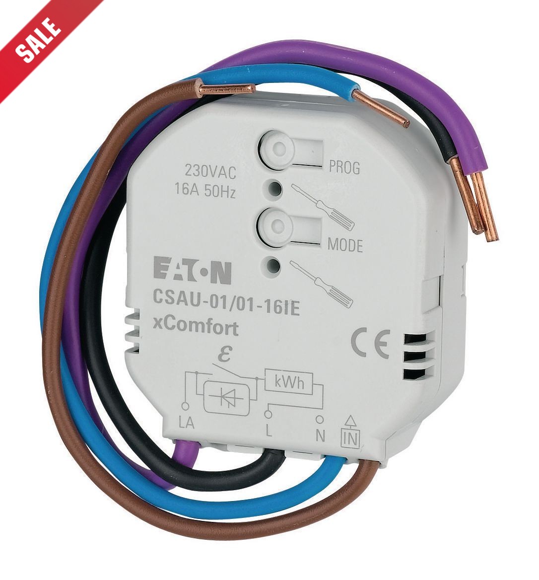 Eaton xComfort Schakelactor+ingang 10A/230VAC CSAU-01/01-10I