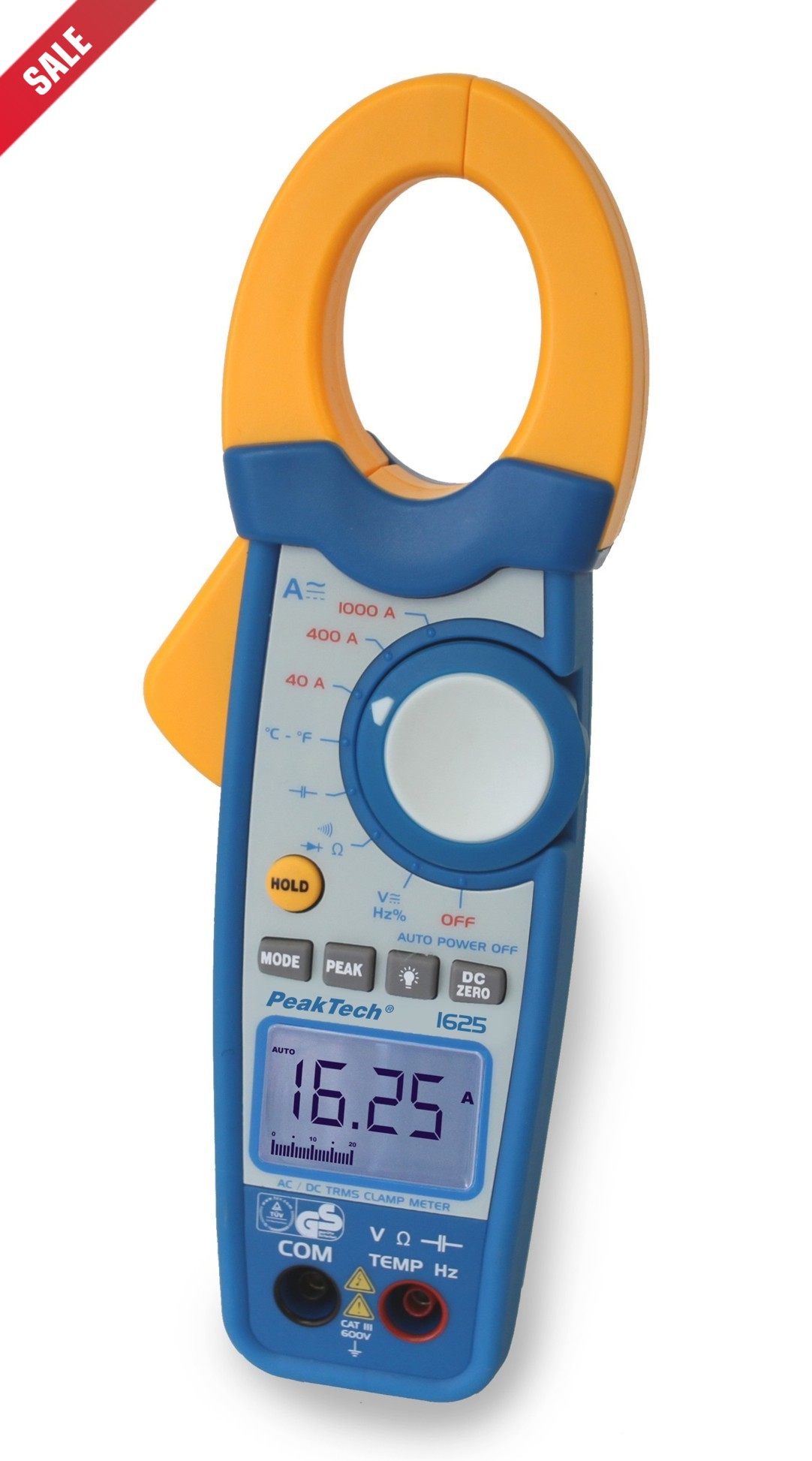PeakTech 1625 Stroomtang