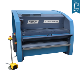NARVIK SC-1250-40-SM | Plaatschaar 1250x4mm, Mech./Electr. 400V CE + Gemotoriseerde achteraanslag