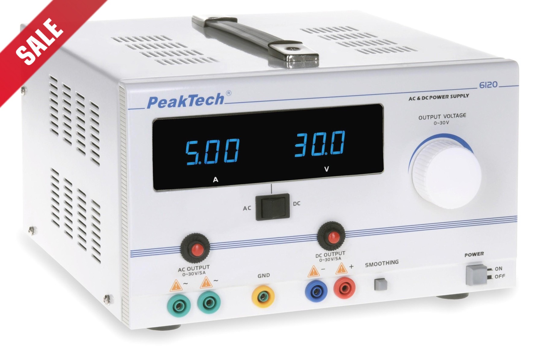 P 6120 - Digitale Voeding AC/DC 0 - 30 V/5 A