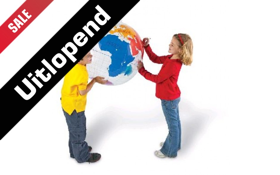 Opblaasbare wereldbol (beschrijfbaar)