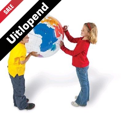 Opblaasbare wereldbol (beschrijfbaar)
