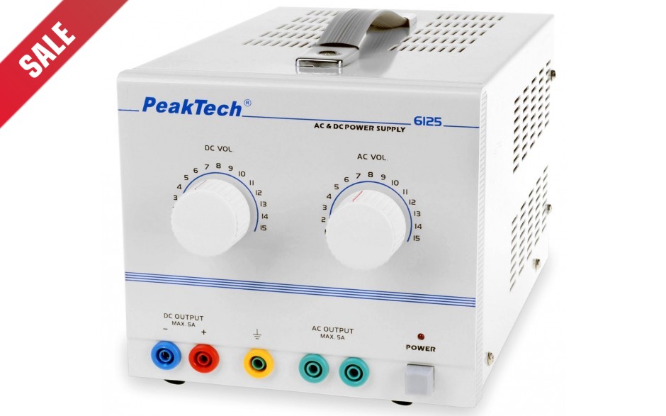 P 6125 - Voeding AC/DC 0 - 30 V/5 A